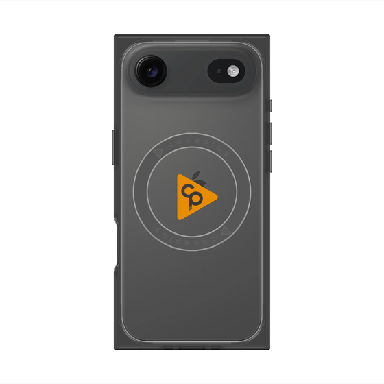 Premium Square Case with MagSafe［ Original - CASEPLAY Logo - Orange/C ］