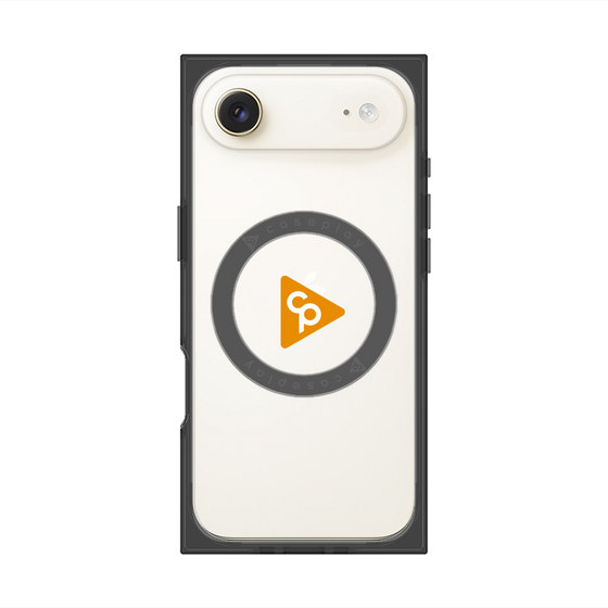 Premium Square Case with MagSafe［ Original - CASEPLAY Logo - Orange/C ］