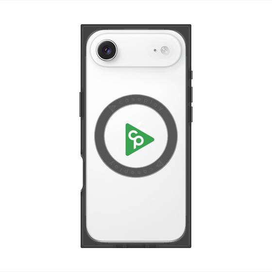 Premium Square Case with MagSafe［ Original - CASEPLAY Logo - Green/C ］