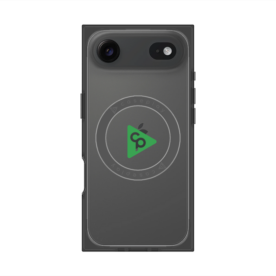 Premium Square Case with MagSafe［ Original - CASEPLAY Logo - Green/C ］