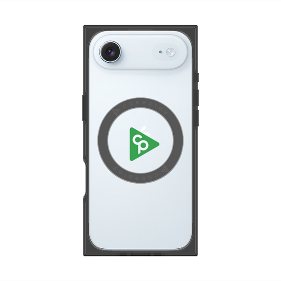 Premium Square Case with MagSafe［ Original - CASEPLAY Logo - Green/C ］