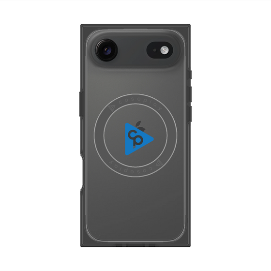 Premium Square Case with MagSafe［ Original - CASEPLAY Logo - Blue/C ］