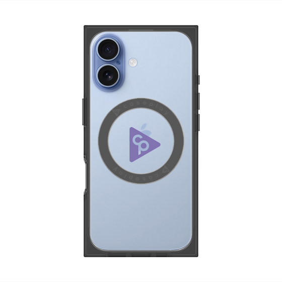 Premium Square Case with MagSafe［ Original - CASEPLAY Logo - Purple/C ］