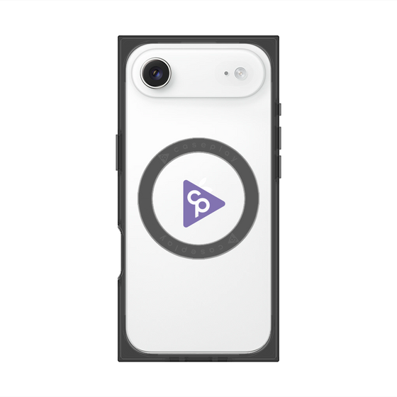 Premium Square Case with MagSafe［ Original - CASEPLAY Logo - Purple/C ］