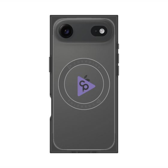 Premium Square Case with MagSafe［ Original - CASEPLAY Logo - Purple/C ］