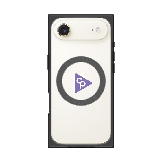 Premium Square Case with MagSafe［ Original - CASEPLAY Logo - Purple/C ］