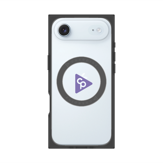 Premium Square Case with MagSafe［ Original - CASEPLAY Logo - Purple/C ］