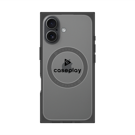 Premium Square Case with MagSafe［ Original - CASEPLAY Logo - Black/D ］