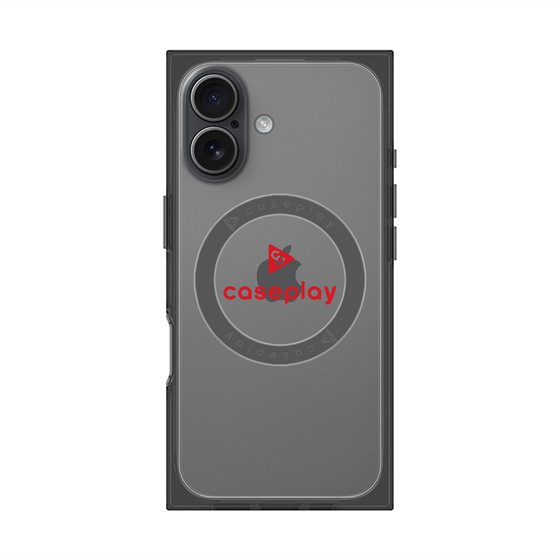 Premium Square Case with MagSafe［ Original - CASEPLAY Logo - Red/D ］
