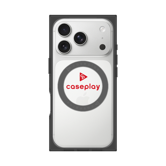 Premium Square Case with MagSafe［ Original - CASEPLAY Logo - Red/D ］