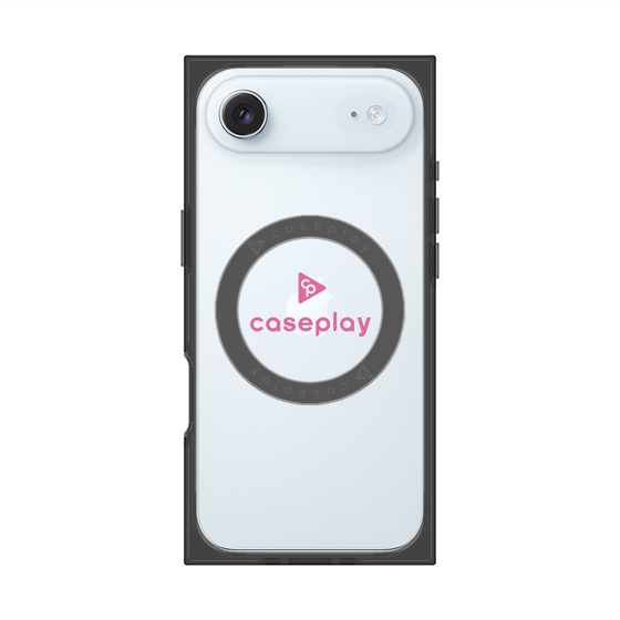 Premium Square Case with MagSafe［ Original - CASEPLAY Logo - Pink/D ］