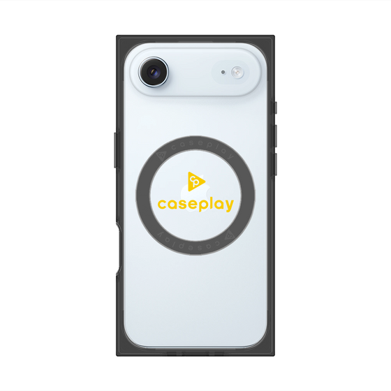 Premium Square Case with MagSafe［ Original - CASEPLAY Logo - Yellow/D ］