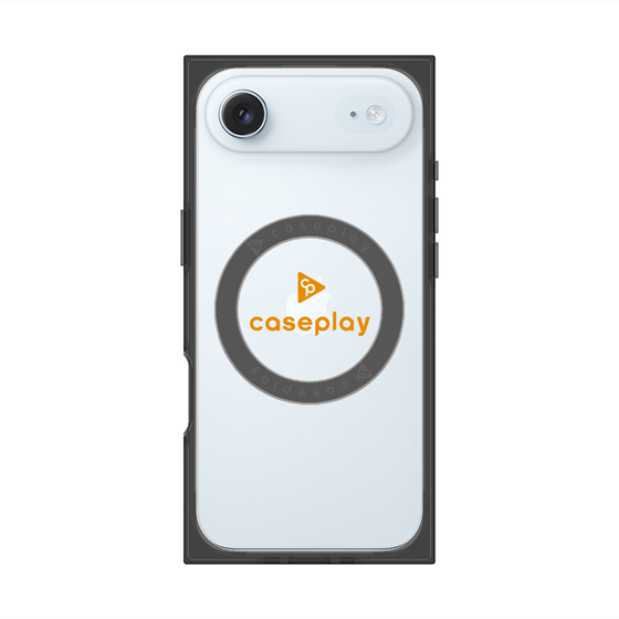 Premium Square Case with MagSafe［ Original - CASEPLAY Logo - Orange/D ］