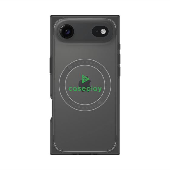 Premium Square Case with MagSafe［ Original - CASEPLAY Logo - Green/D ］