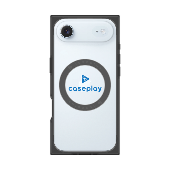Premium Square Case with MagSafe［ Original - CASEPLAY Logo - Blue/D ］