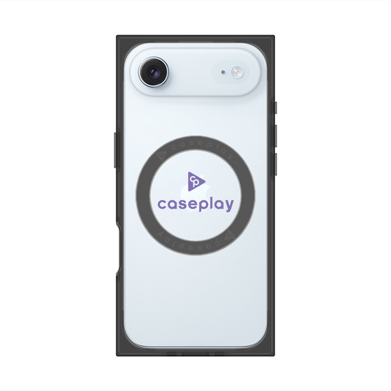 Premium Square Case with MagSafe［ Original - CASEPLAY Logo - Purple/D ］