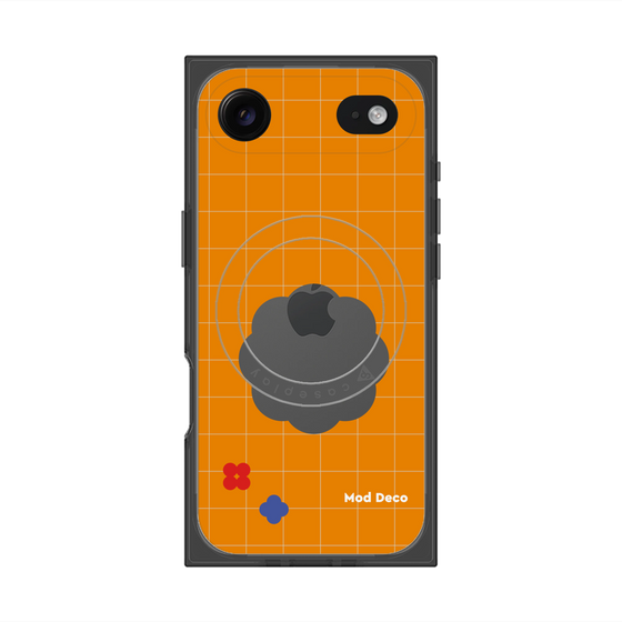 Premium Square Case with MagSafe［ Mod Deco - Original - Retro Orange ］