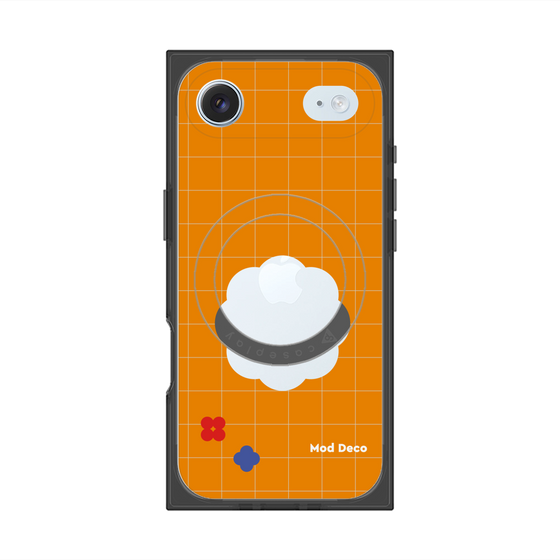 Premium Square Case with MagSafe［ Mod Deco - Original - Retro Orange ］
