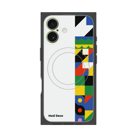 Premium Square Case with MagSafe［ Mod Deco - Original - Geometric pattern/B ］