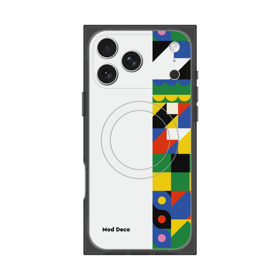 Premium Square Case with MagSafe［ Mod Deco - Original - Geometric pattern/B ］