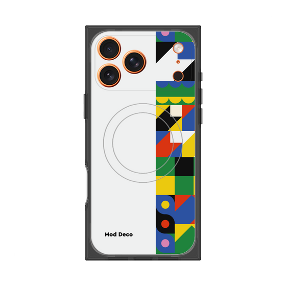 Premium Square Case with MagSafe［ Mod Deco - Original - Geometric pattern/B ］