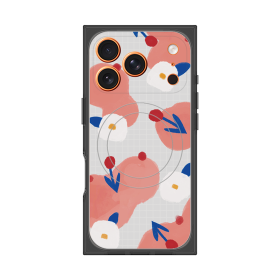 Premium Square Case with MagSafe［ Mod Deco - Original - Flower/C ］