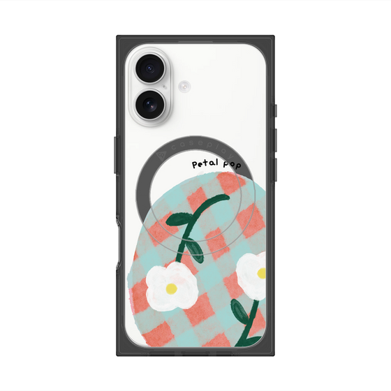Premium Square Case with MagSafe［ Mod Deco - Original - Flower/D ］