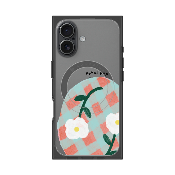Premium Square Case with MagSafe［ Mod Deco - Original - Flower/D ］