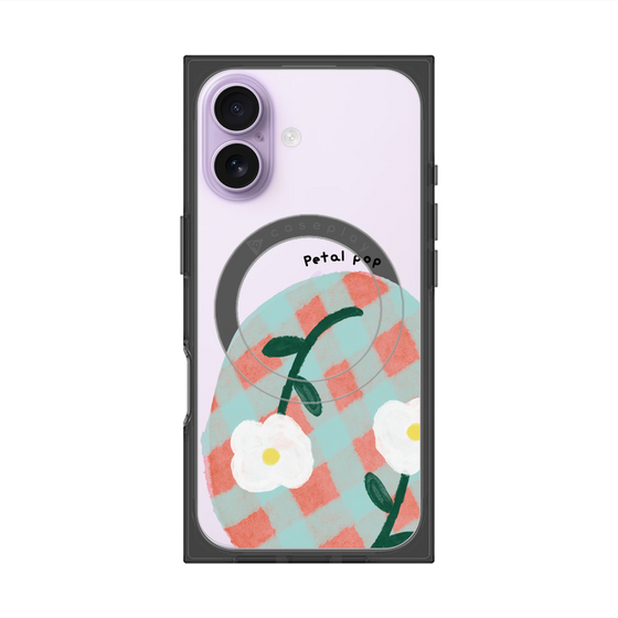 Premium Square Case with MagSafe［ Mod Deco - Original - Flower/D ］