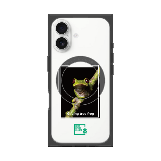 Premium Square Case with MagSafe［ Green Future Project - Gliding tree frog ］