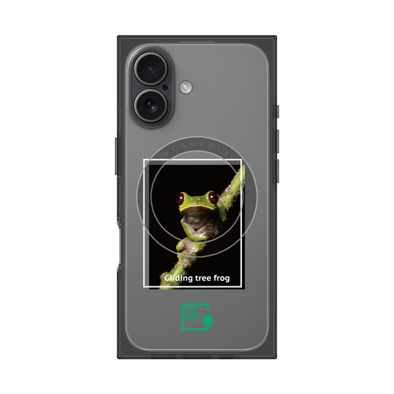 Premium Square Case with MagSafe［ Green Future Project - Gliding tree frog ］