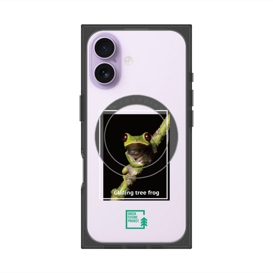 Premium Square Case with MagSafe［ Green Future Project - Gliding tree frog ］