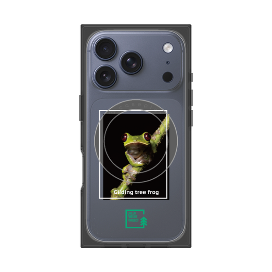 Premium Square Case with MagSafe［ Green Future Project - Gliding tree frog ］