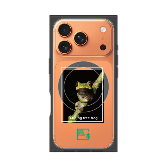 Premium Square Case with MagSafe［ Green Future Project - Gliding tree frog ］