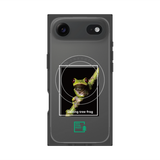 Premium Square Case with MagSafe［ Green Future Project - Gliding tree frog ］