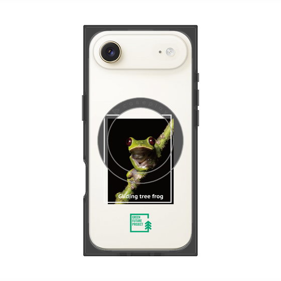 Premium Square Case with MagSafe［ Green Future Project - Gliding tree frog ］