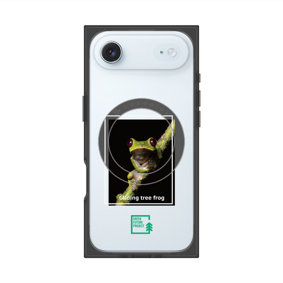 Premium Square Case with MagSafe［ Green Future Project - Gliding tree frog ］