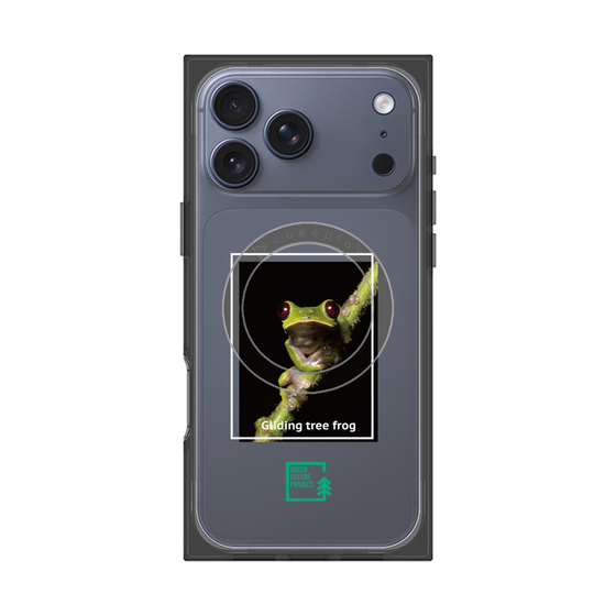 Premium Square Case with MagSafe［ Green Future Project - Gliding tree frog ］