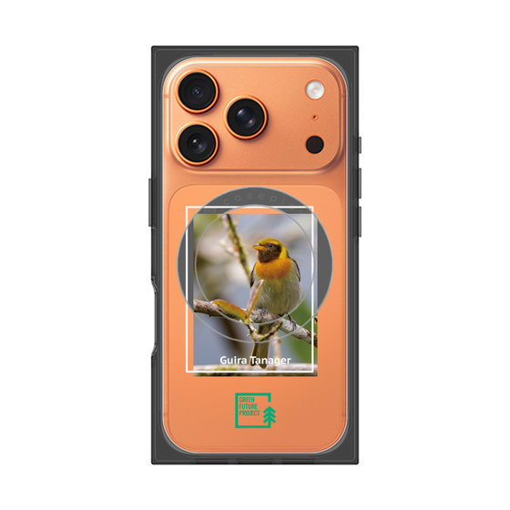 Premium Square Case with MagSafe［ Green Future Project - Guira Tanager ］