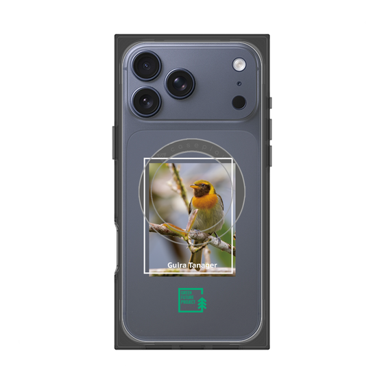 Premium Square Case with MagSafe［ Green Future Project - Guira Tanager ］