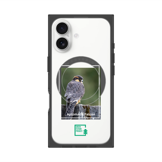 Premium Square Case with MagSafe［ Green Future Project - Aplomado Falcon ］