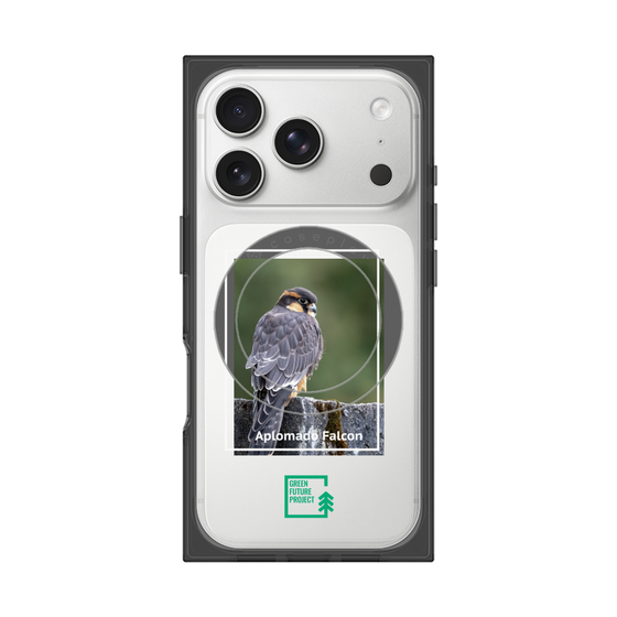 Premium Square Case with MagSafe［ Green Future Project - Aplomado Falcon ］