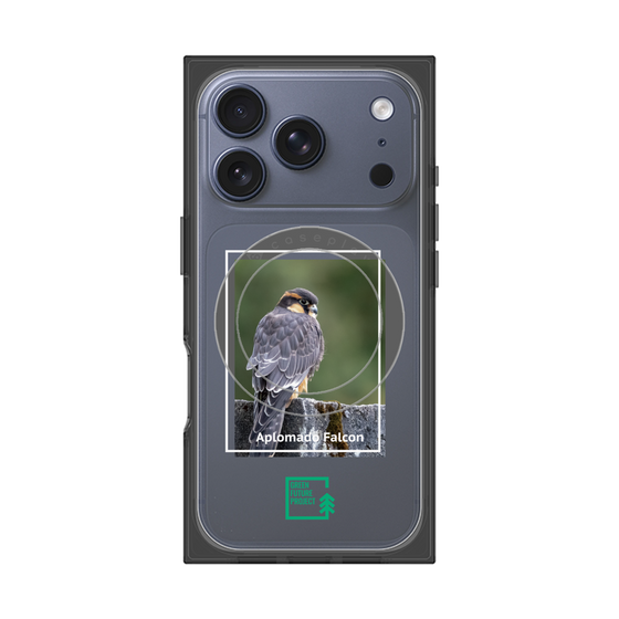 Premium Square Case with MagSafe［ Green Future Project - Aplomado Falcon ］