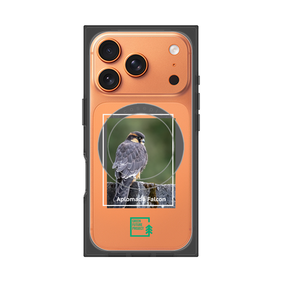 Premium Square Case with MagSafe［ Green Future Project - Aplomado Falcon ］