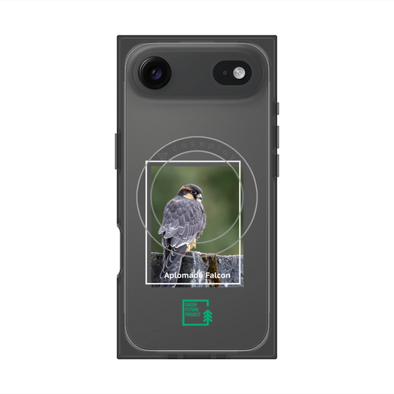 Premium Square Case with MagSafe［ Green Future Project - Aplomado Falcon ］