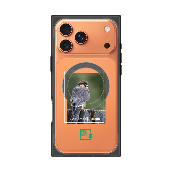 Premium Square Case with MagSafe［ Green Future Project - Aplomado Falcon ］