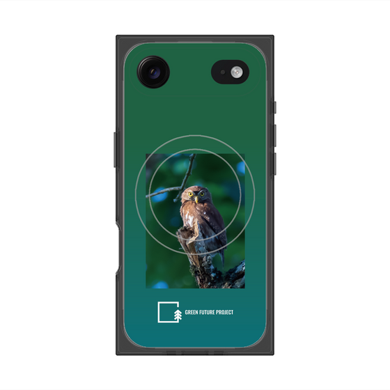 Premium Square Case with MagSafe［ Green Future Project - Ferruginous Pygmy Owl ］