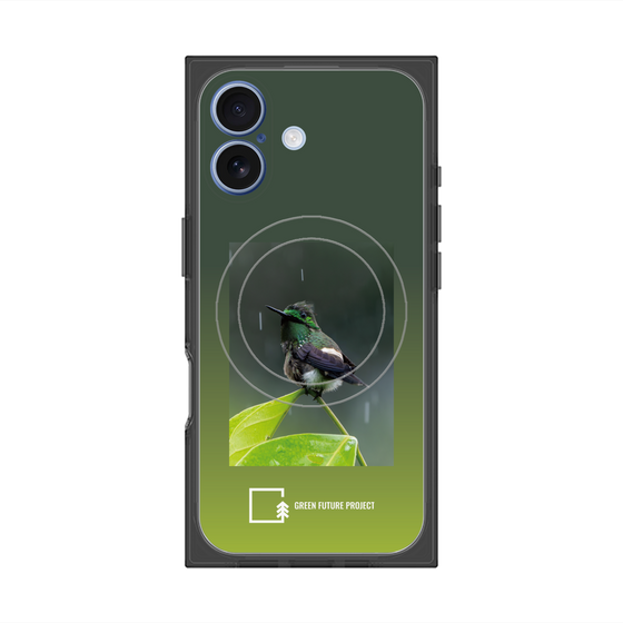 Premium Square Case with MagSafe［ Green Future Project - Butterfly Coquette ］