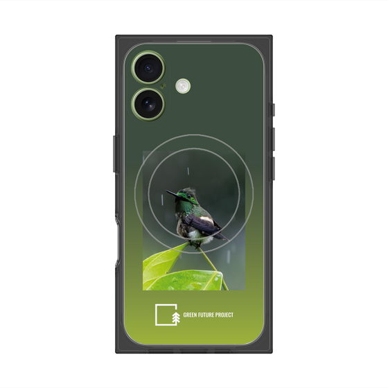 Premium Square Case with MagSafe［ Green Future Project - Butterfly Coquette ］