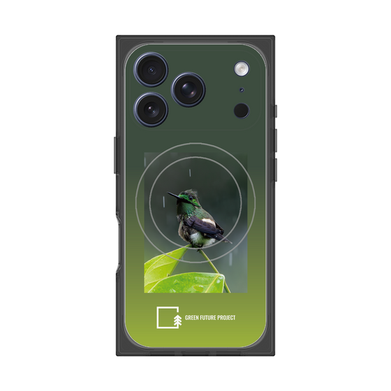 Premium Square Case with MagSafe［ Green Future Project - Butterfly Coquette ］